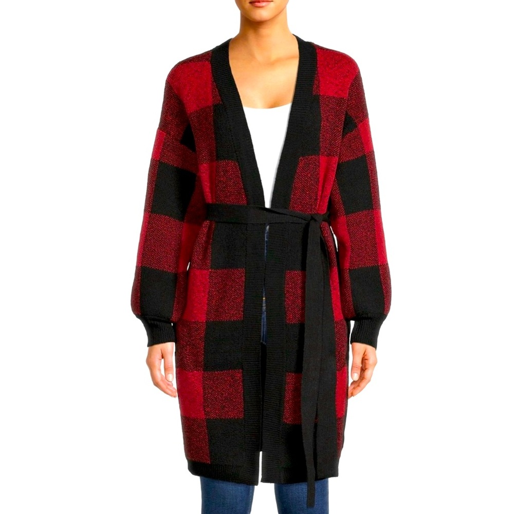 COPY - Plaid Open Cardigan